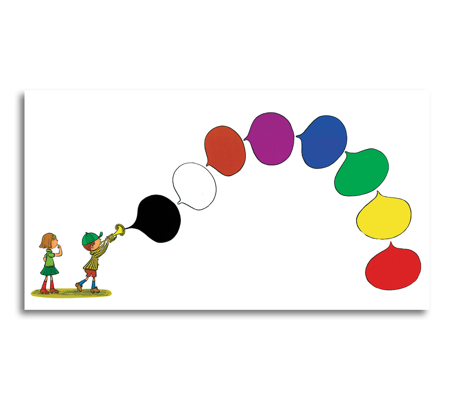 – Jag kan blåsa små färgmoln, sa Olle.