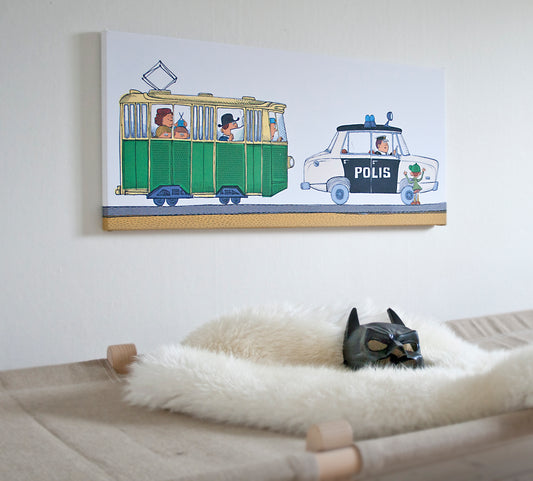 Olle Polisbilen och Spårvagnen