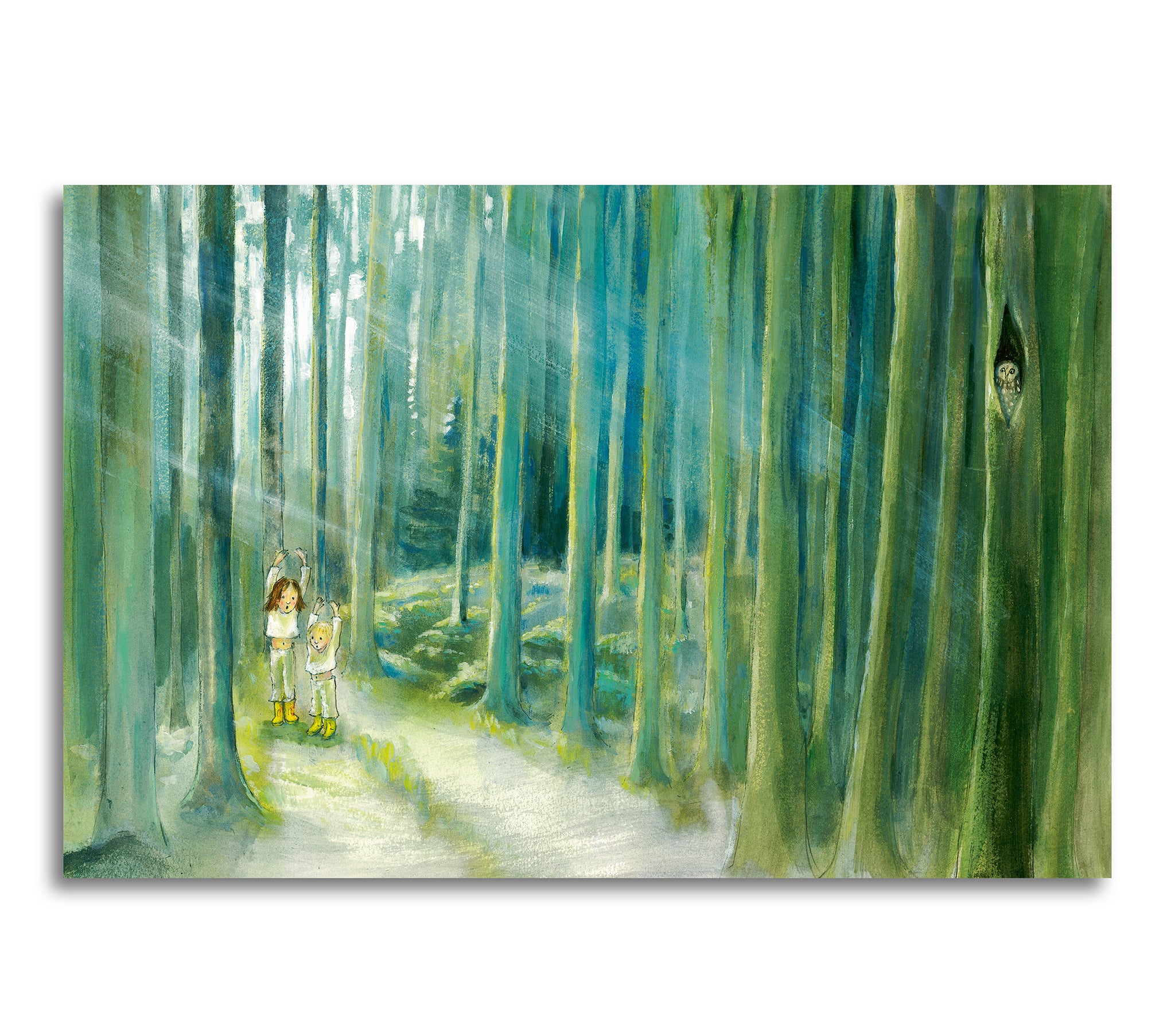 Children in the woods