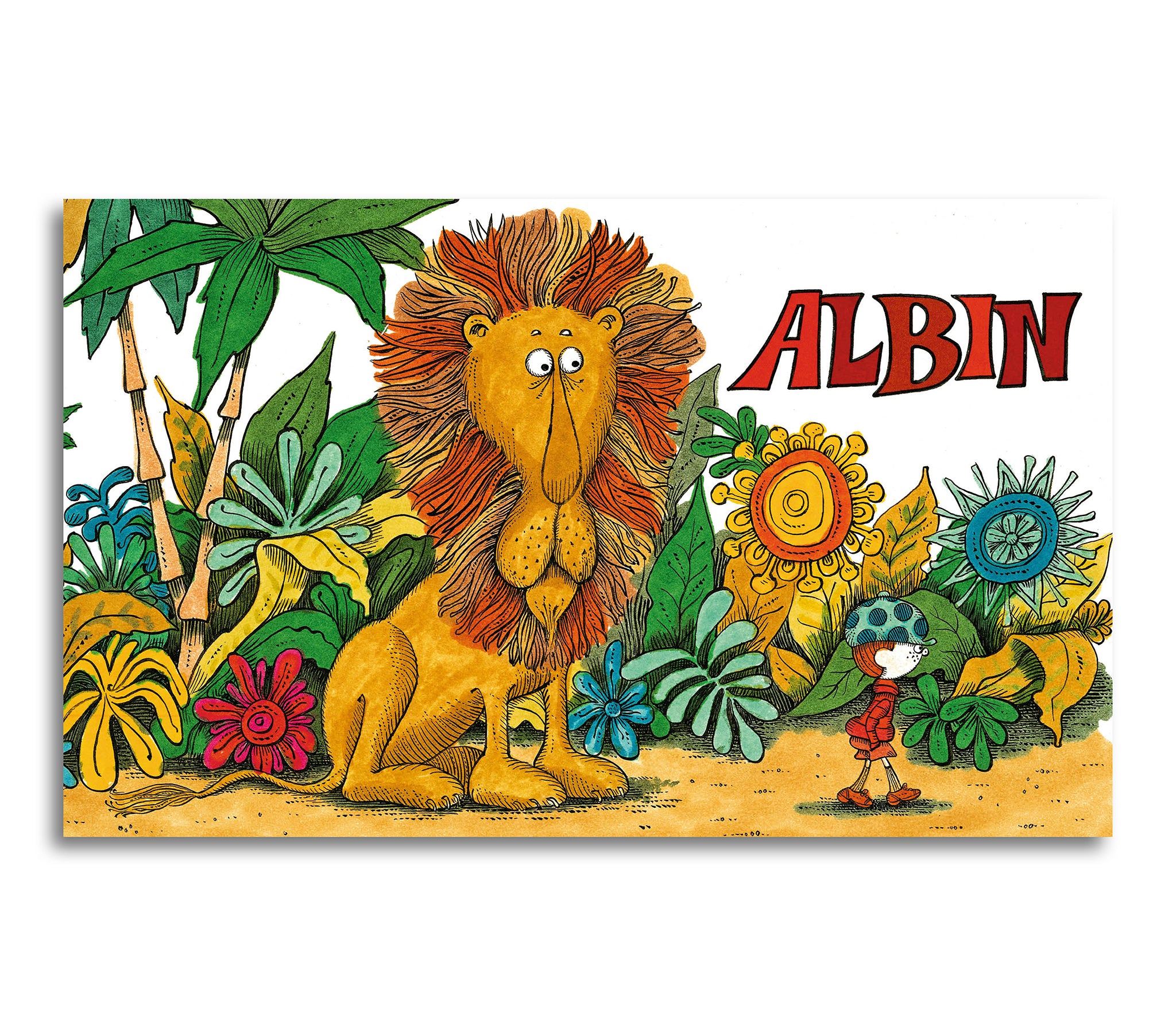 Albin is never afraid