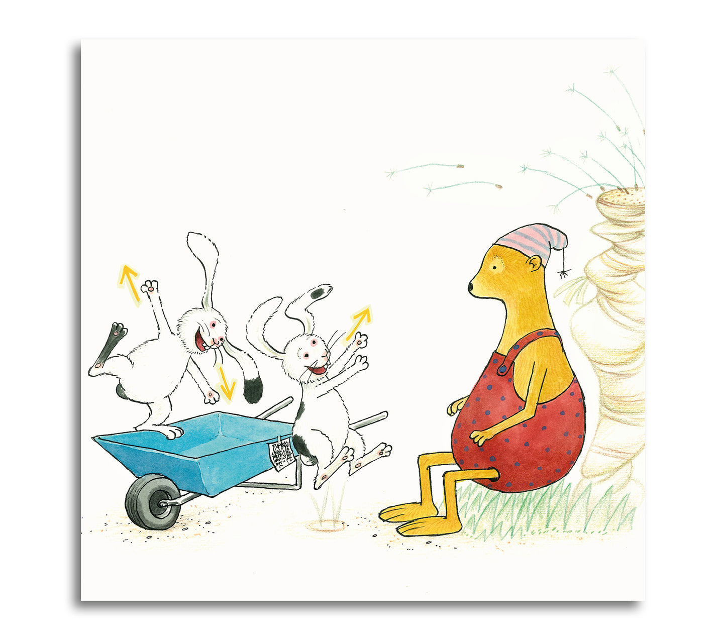 – Vadå uppförsbacke nedförsbacke, undrar Nasse