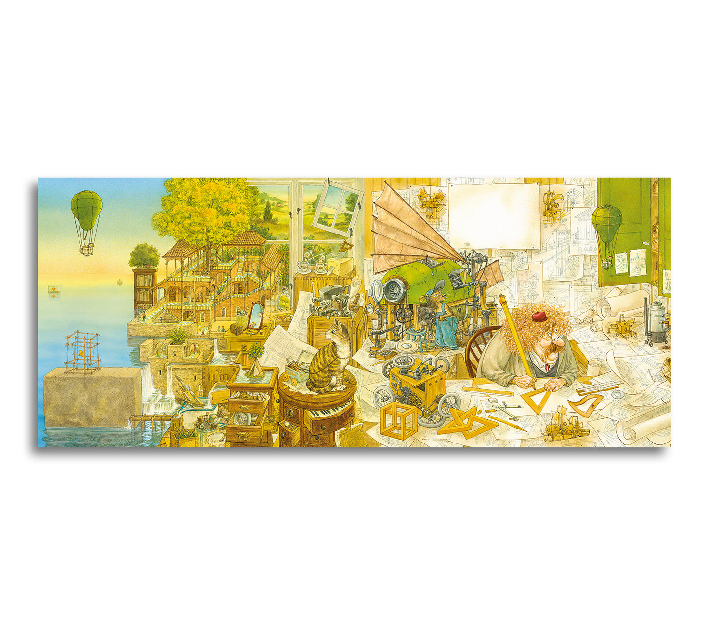 The professor invents