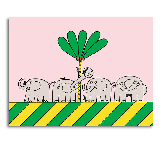 Fem myror och fyra elefanter