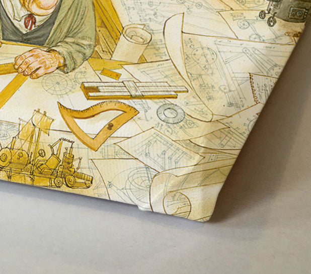 The professor invents