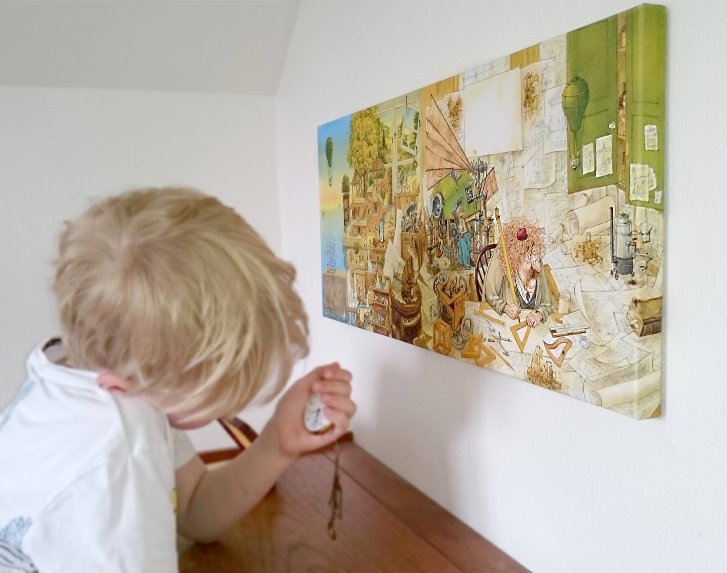 The professor invents